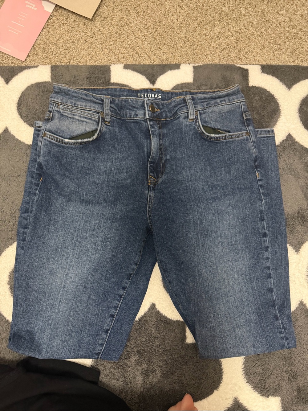 Tecovas women’s Medium Blue high rise skinny size 30